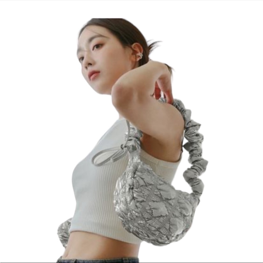 Authentic CARLYN Mini Poing Casual Style Unisex SILVER Nylon Streetwear … - Picture 11 of 16